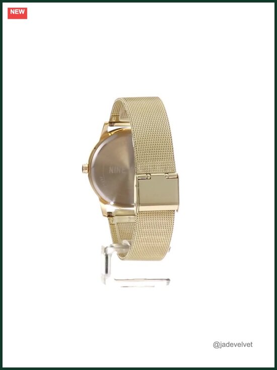 Women\'s Floral Dial Mesh Bracelet Watch 35mm Analog Quartz main image 5
